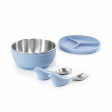 Picaboo 布咔寶學習餐具組，4色可選, 藍色, 1個