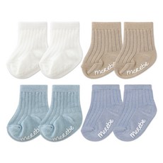 메르베 영유아 골지양말 4종 세트