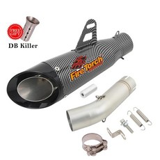 렉스모토 오토바이 배기 시스템용 슬립온 미드 링크 파이프 연결 머플러 모토, 2. Type A, 기본