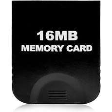 OMYZERO 16MB 251 블록 게임큐브 메모리 카드 - 및 Wii 콘솔용 고속 저장 게임 액세서리16MB-블랙, 16MB-White