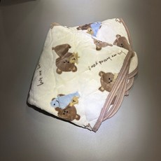 冬季暖絨幼稚園午睡墊嬰兒床墊70*120cm泰迪熊, 1個, 熊熊