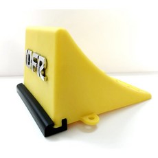 IDFR 車擋 輪擋 車輪擋 輪胎擋 止滑 防倒退 卸貨 斜坡 停車安全 黃色 1入, 1個