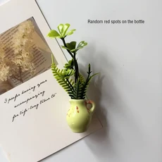 미니 세라믹 꽃병 냉장고 스티커 크리 에이 티브 3D 스테레오 홈 장식 자석, 14