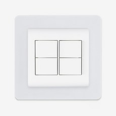 스위치용 화이트 아크릴 커버 손때방지