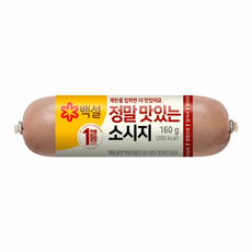 CJ제일제당 정말 맛있는 소시지, 7개, 160g