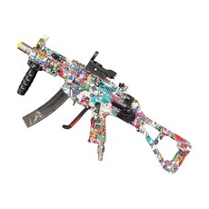 仿MP5K高壓清洗槍 扇形噴嘴 電動水槍, 迷彩, 10吋