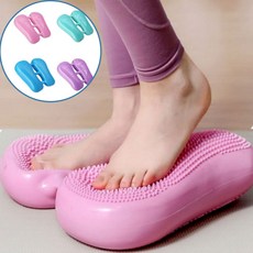 스텝퍼 에어 밸런스쿠션 스텝 코어근육 강화 rum*4784bc, 퍼플