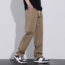 NewTrend 工裝褲 男士休閒直筒長褲 寬鬆透氣多口袋設計