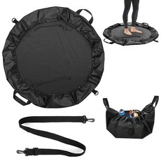 Cosmos 잠수복 교체 매트 해변 잠수복 보관 가방 서퍼 웻백 접이식 방수 드라이 백 손잡이와 조절 가능한 스트랩 포함 다이빙 수영 서핑 카약 및 수상 스포츠용, Cosmos 잠수복 교체 매트, 해변 잠수복 보관 가방