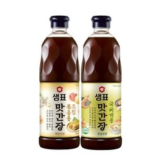 샘표맛간장 국찌개용 860ml + 조림볶음용 860ml, 2개