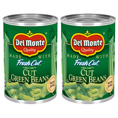 델몬테 후레쉬 컷 그린빈 통조림, 2개, 411g