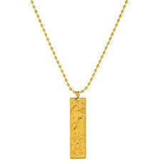 ImmerFancy 골드 조디악 사인 타로 카드 목걸이 여성용 남성용 빈티지 토템 폴 참 12개 별자리 펜던트 트렌디한 점성술 유니 주얼리 생일 선물 메탈 보석 큐빅 지르코