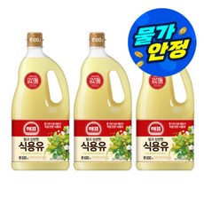 사조해표 식용유, 3개, 1.8L