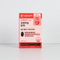 대웅제약 코엔자임 Q10 30캡슐 (30일분)황산화 혈압 감소 코엔자임Q10 100mg, 30회분, 1박스