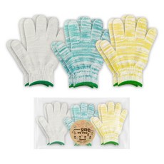 장갑이네 국내생산 꼬마손 어린이 면장갑 키즈 작업장갑 체험학습 텃밭 가드닝 갯벌 체험 장갑, 1개, L 3종세트