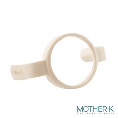 MOTHER-K 韓國精粹奶瓶水杯握把 晨曦白/夜幕藍 奶瓶配件, 「精粹」奶瓶水杯握把-晨曦白, 1個