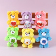 DUGNMARKT 케어베어 언락더매직 12cm 가방고리 6종 택1 인형, 쉐어베어(퍼플)