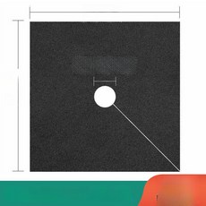 잡초방지 매트 잡초 방초망 농사용 방초 농업용 덮개, 슬라이스 2-3년 0.6x0.6 m 50장 신형 투수, 1개