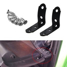 아우디 A4 S4 B6 B7 글러브 박스 수리 키트 2001-2008 2 PC 블랙 선박용 2개