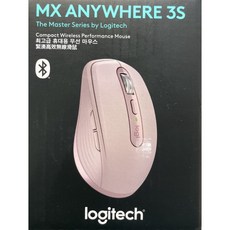 로지텍 코리아 무선 마우스 MX ANYWHERE 3S, 910-006937, 핑크