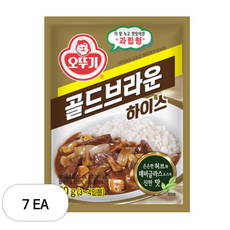 오뚜기 골드브라운 하이스, 80g, 7개