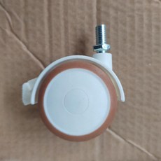 이동식 캐스터 조립식 드레스룸용 바퀴 무볼트 선반용, 8mm 나사형 1개, 1개