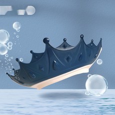 샴푸모자 방수 귀달이 샴푸모자, 레이크 블루, 1개