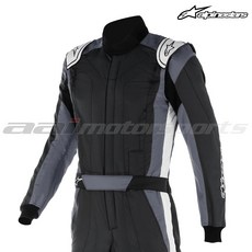 Alpinestars GP-Pro COMP V2 FIA 賽車服, 黑白,50, 1個
