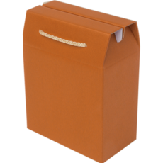 주호팩 끈손잡이 다용도 선물상자 25-2 (164x90x160), 오렌지, 5개