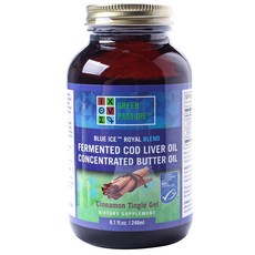 Green Pasture 肉桂風味魚肝油, 1瓶, 240ml, 1瓶