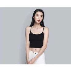 BELLA+ 涼感莫代爾棉細肩帶背心 附胸墊 無鋼圈設計