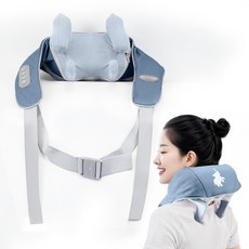 릴렉스파 목어깨 마사지기 3D텐션 목어깨 안마기, 파란색, J230