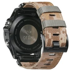 Ookids Garmin Fenix 7X/Fenix 6X/Fenix 5X/Tactix Delta와 호환되는 26mm 나일론 시계 밴드 Garmin Fenix 3/3 HR F, 카모플라주 Z
