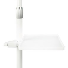 X&X 平板支架 多功能桿式層架, 白色, 單一商品