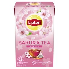 립톤 사쿠라티 피라미드 티백, 24g, 1개, 15개입