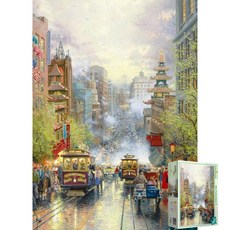 퍼즐피플 풍경 외국 도시 랜드마크 1000피스 직소퍼즐, 샌프란시스코3 1000피스, 1개, 퍼즐유액 포함