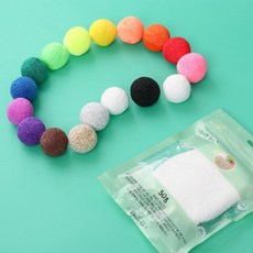 파스텔 볼클레이 50g 클레이 칼라폼 만들기재료, 주황, 1개