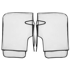 UB 오토바이 핸들 양손 손잡이 방수 비닐커버 방한, 1개, 양손 투명커버