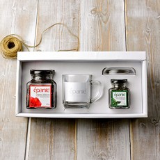 에빠니 허브차 필터컵 선물세트 1호, 히비스커스 67g + 페퍼민트 8g + 필터컵, 1개