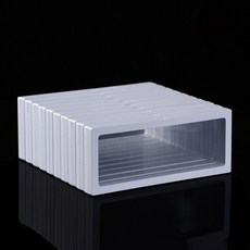 10pcs 투명 프레임 디스플레이 박스 보석 목걸이 시계 팔찌 먼지 상자