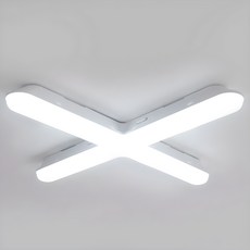 YES照明 三星晶片 LED 60W 十字吸頂燈, 白色+日光色
