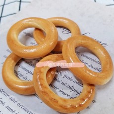 奶香烤麵包圈 磨牙點心/倉鼠零食, 1個, 一圈