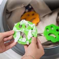 상도일SH 못난이 실리콘 먼지제거 세탁볼 털제거 흡착, 1개