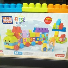 美高積木 First Builders 數字火車學習組 50片裝, 1個