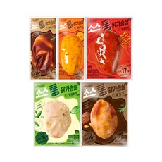 [랭킹닭컴] 맛있닭 소스 통 닭가슴살 5종 혼합, 100g, 30개