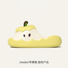 CHEDOIR 兒童蘋果拖鞋 軟底防滑
