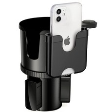 HoneTeek 컵 홀더 확장기 휴대폰 홀더가 있는 자동차용 조절 가능한 자동차 컵 홀더 Yeti용 자동차 컵홀더 확장 가능한 베이스가 있는 하이드로 플라스크 병 자동차, HoneTeek 컵 홀더 확장기, 휴대폰 홀더가 있는