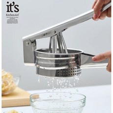 키친아트 음식 야채 짤순이 물기제거 마늘다지기 물기짜기 누르개 즙내기, (L) 키친아트 야채 짤순이