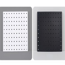 건shop디자인 페그보 조립형 타공판 흡착 부착 볼트조임 걸이용, 흰색