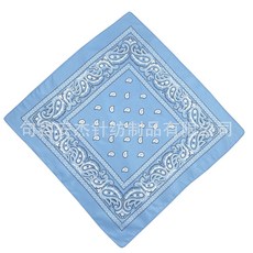 安杰 方巾頭巾 腰果花圖案